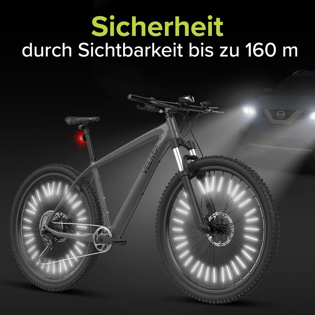 Nextcover® Speichenreflektoren Fahrrad 36 Stück [3M Scotchlite] für ma –