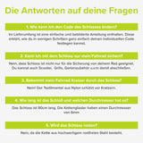 VELMIA Kettenschloss mit programmierbarem Zahlenschloss