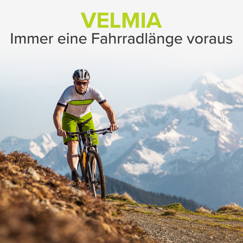 VELMIA Fahrradlicht Ersatzhalterungen - fester Halt im Doppelpack