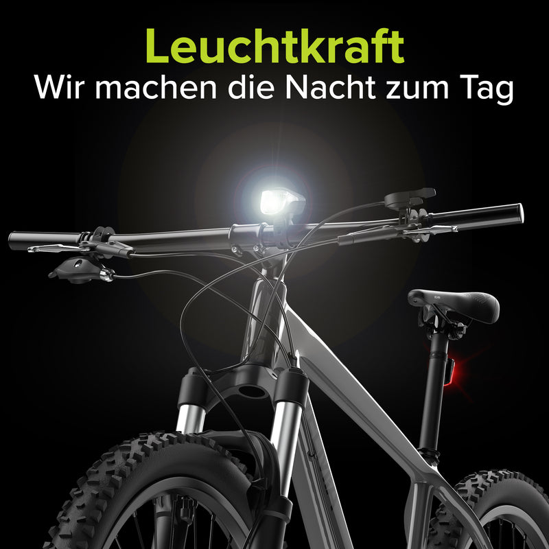 fahrradbeleuchtung stvzo mtb Fahrradlicht Set mit Front- und Rücklicht