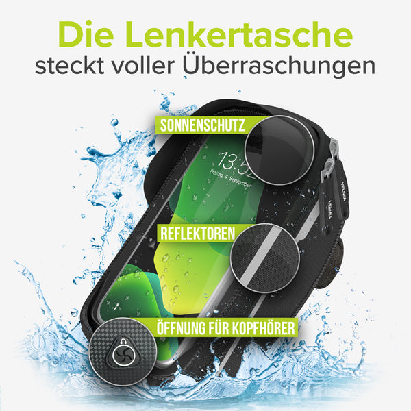 VELMIA Lenkertasche - dein Smartphone wird zum Navigationsgerät