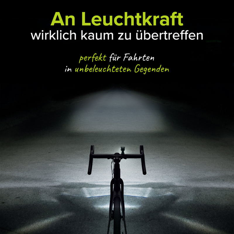 fahrradbeleuchtung akku 100 lux VELMIA 100 Lux Fahrradlicht Vorne StVZO zugelassen mit besonders stark