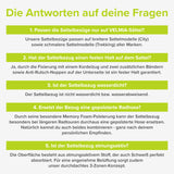 VELMIA Sattelbezug Trekking I City - für bequeme Fahrten