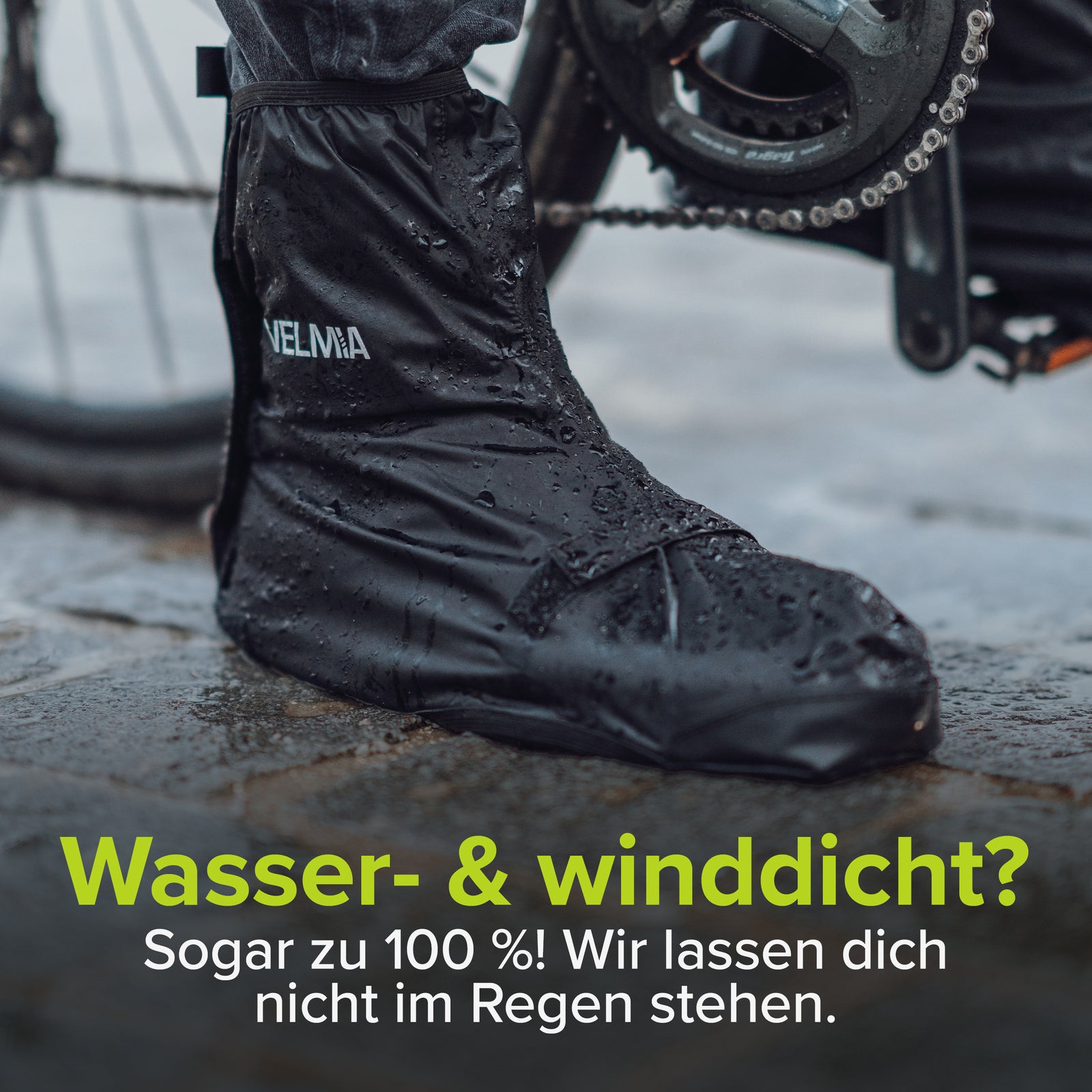 regen fahrradschuhe Fahrrad Überschuhe - trockene Füße unterwegs