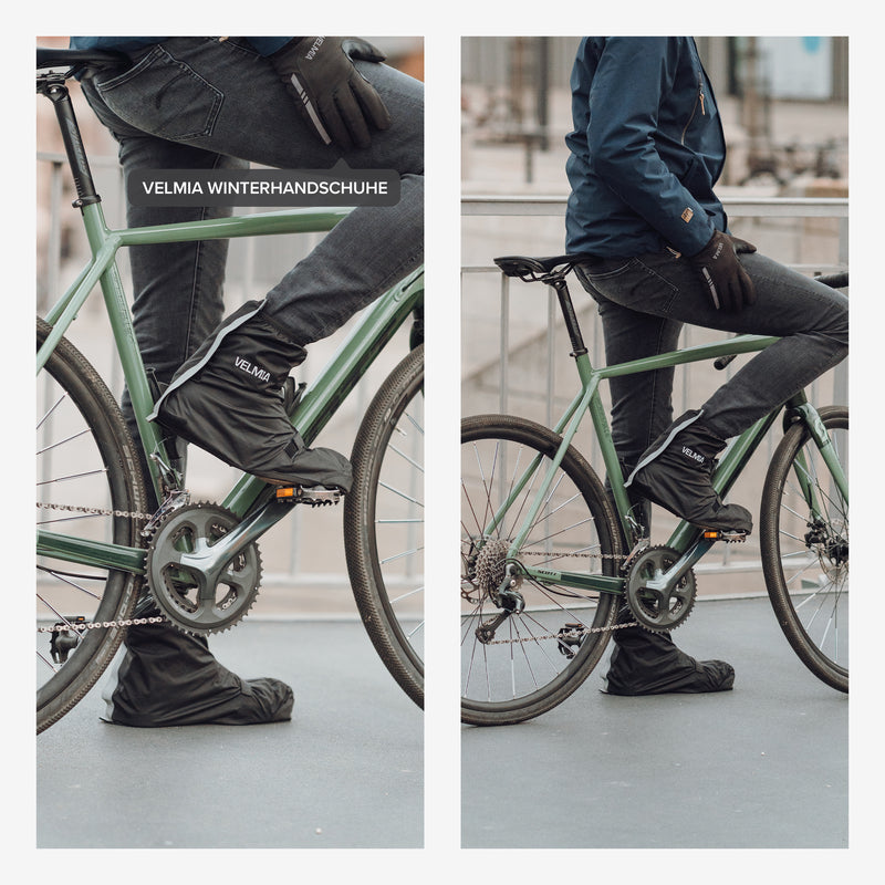 überzieher für fahrradschuhe Fahrrad Überschuhe - trockene Füße unterwegs