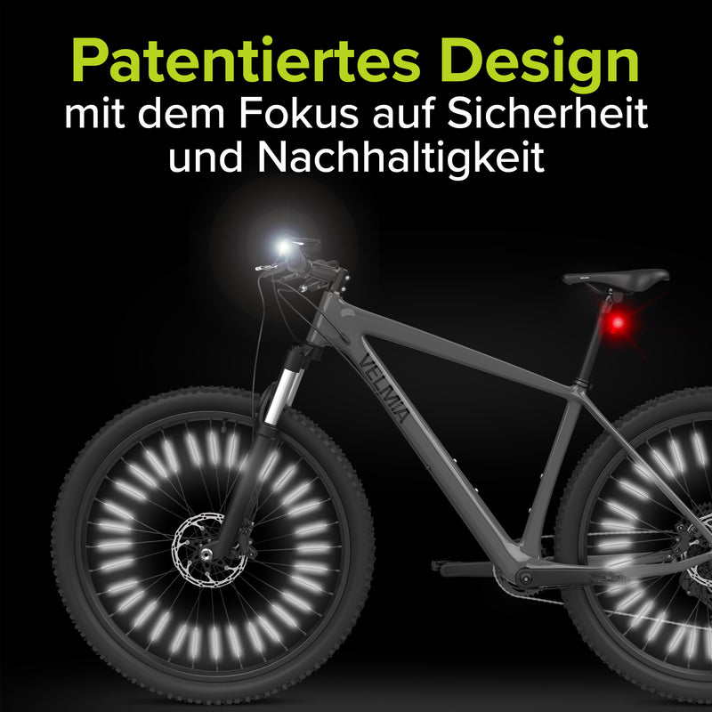 Reflektoren für Fahrradspeichen, bunt - 360 Grad Sichtbarkeit - bei  rasselfisch kaufen