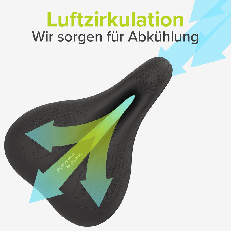 velmia fahrradsattel Trekking Sattel für längere Touren