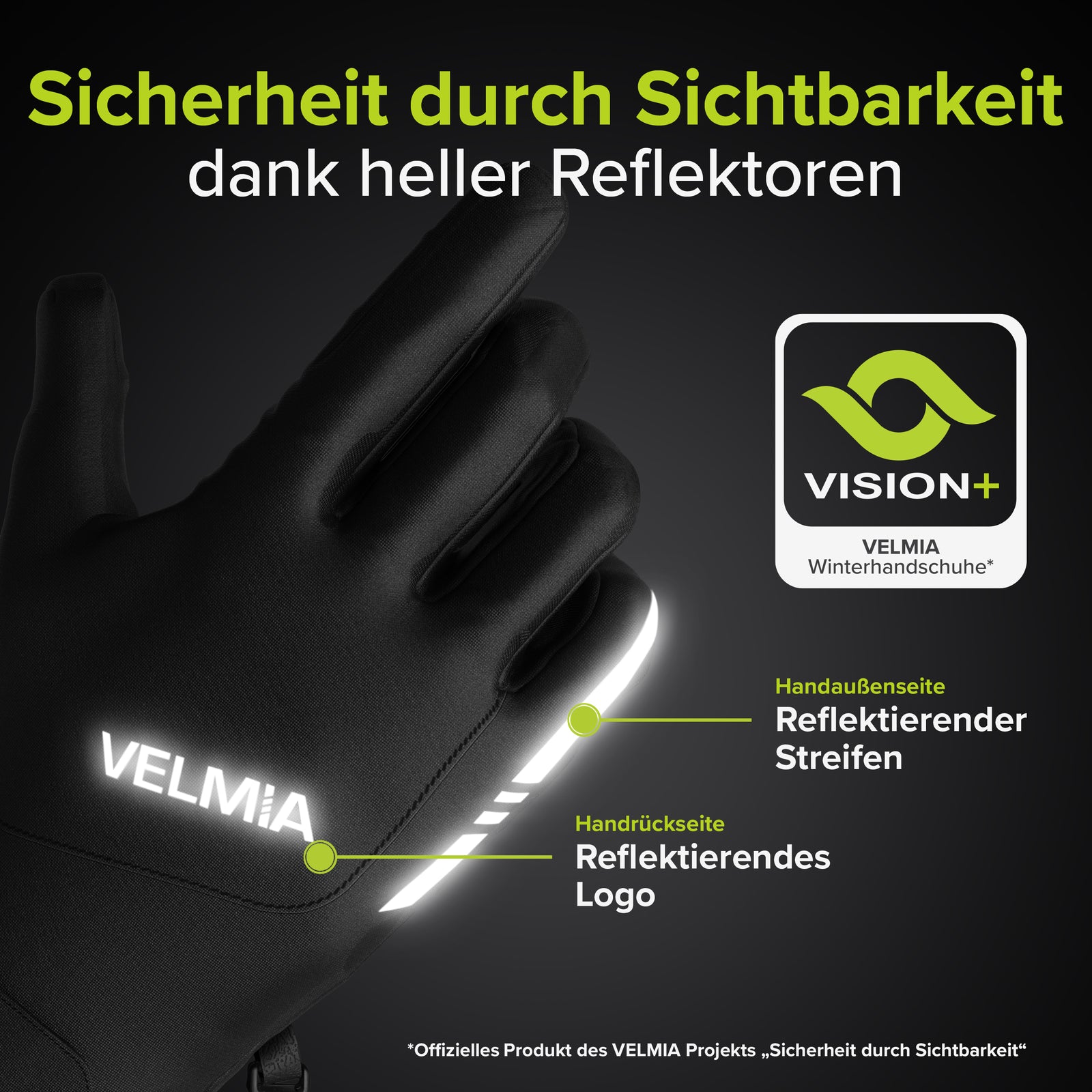 fahrradhandschuhe mit reflektoren Winter Fahrradhandschuhe von VELMIA
